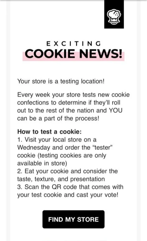 EMIAL FOR Testing Cookies